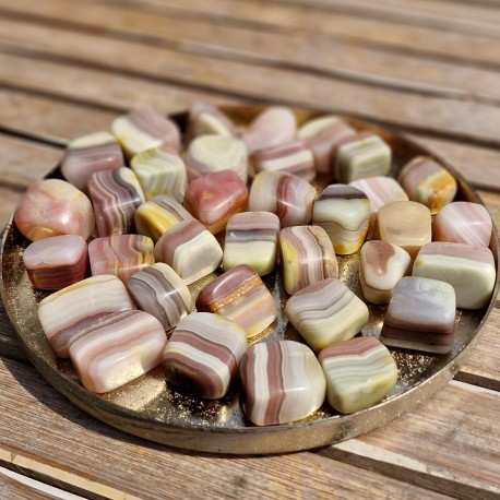 Aragonite rose et verte