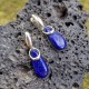 Lapis lazuli - boucles d'oreilles