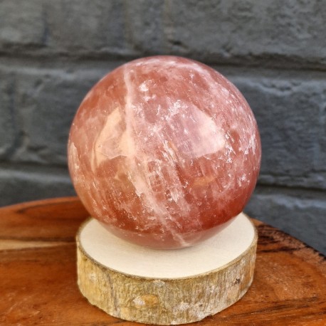 Calcite rose - sphère