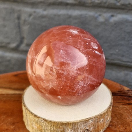 Calcite rose - sphère