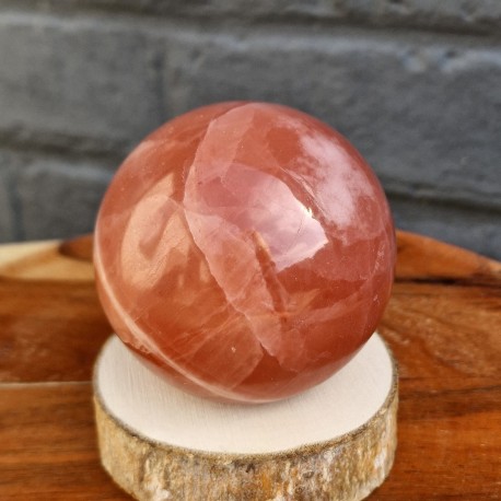 Calcite rose - sphère