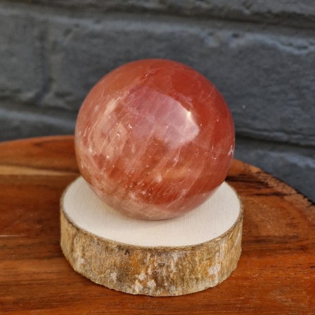 Calcite rose - sphère