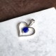 Lapis lazuli - pendentif coeur