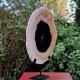 Bois fossile - tranche sur pied
