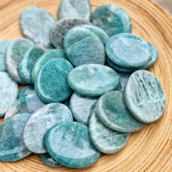 Amazonite - galet plat