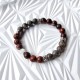 Yooperlite et jaspe rouge - bracelet large