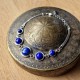 Lapis lazuli - bracelet argent