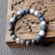 Yooperlite, sodalite et magnésite - bracelet médium