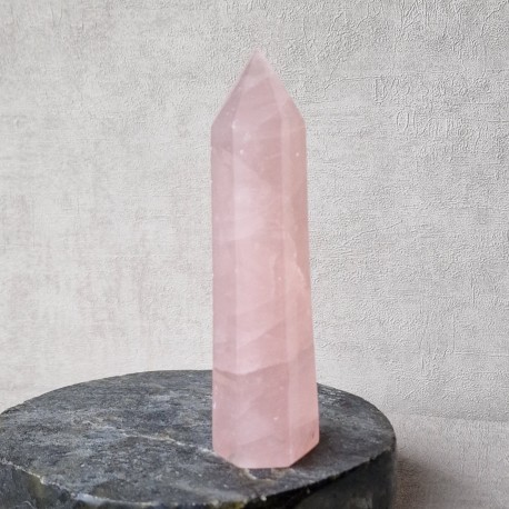 Quartz rose - pointe