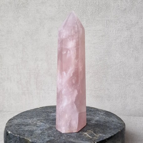 Quartz rose - pointe