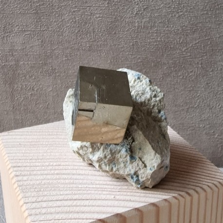 Pyrite sur matrice