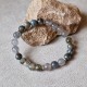 Pyrite et quartz - bracelet large