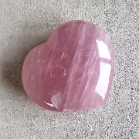 Quartz rose - coeur