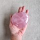 Quartz rose étoilé - coeur