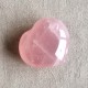 Quartz rose étoilé - coeur