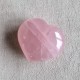 Quartz rose étoilé - coeur