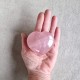 Quartz rose étoilé - coeur