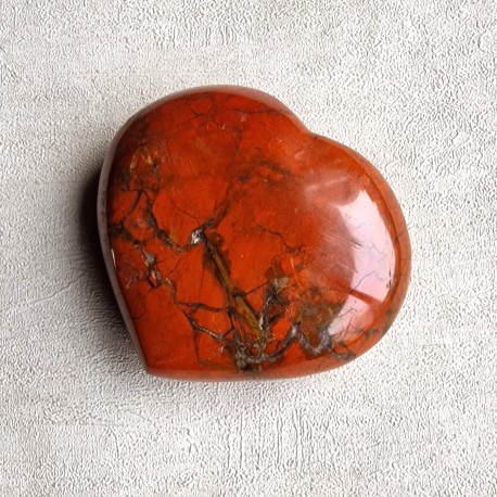 Jaspe rouge - coeur