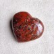 Jaspe rouge - coeur