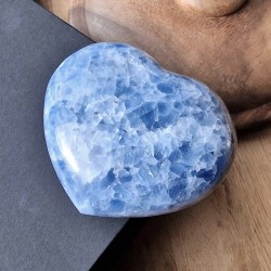 Calcite bleue - coeur