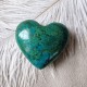 chrysocolle - malachite - coeur