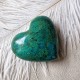 chrysocolle - malachite - coeur