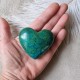 chrysocolle - malachite - coeur