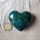 chrysocolle - malachite - coeur