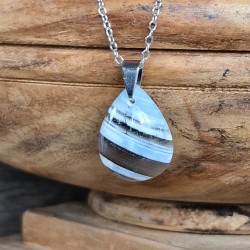 Opale bleue Owyhee - pendentif