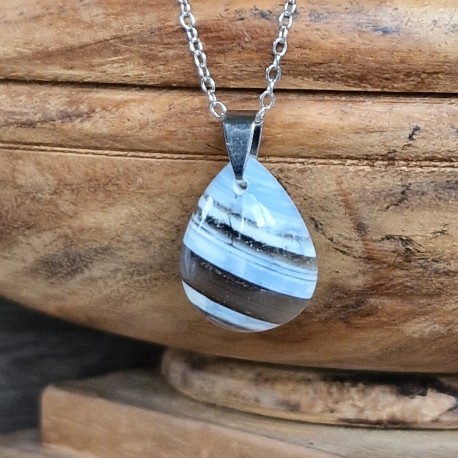 Opale bleue Owyhee - pendentif
