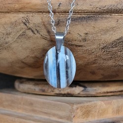 Opale bleue Owyhee - pendentif