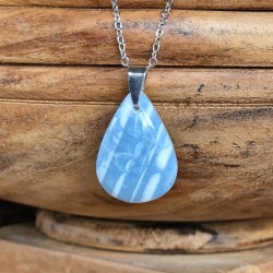 Opale bleue Owyhee - pendentif