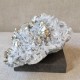 Cristal de roche et pyrite