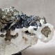 Pyrite, sphalérite et calcite