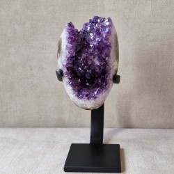 Améthyste d'Uruguay sur pied