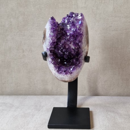Améthyste sur pied
