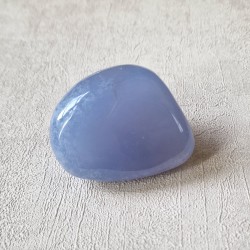 calcédoine bleue - galet