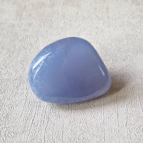 calcédoine bleue - galet