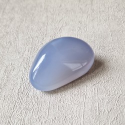 calcédoine bleue - galet