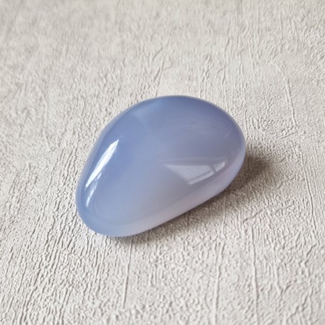 calcédoine bleue - galet