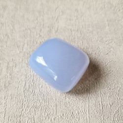 calcédoine bleue - galet