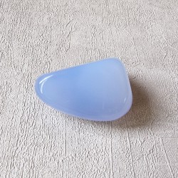 calcédoine bleue - galet