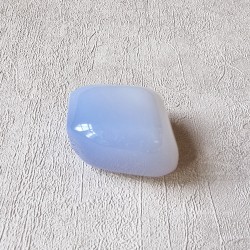 calcédoine bleue - galet