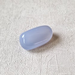 calcédoine bleue - galet