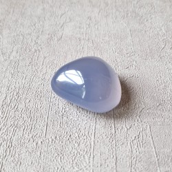 calcédoine bleue - galet