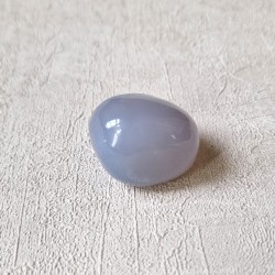 calcédoine bleue - galet