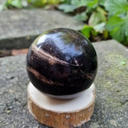 Bois fossile - sphère