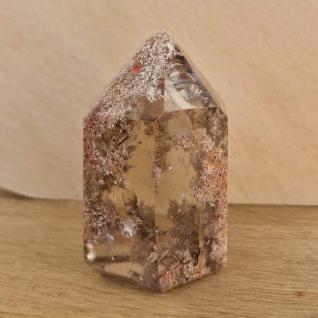Quartz scénique - lodolite - pointe