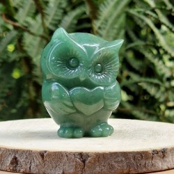 aventurine verte - hibou