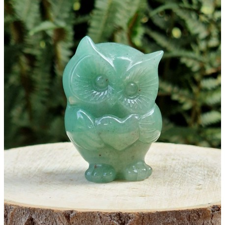 aventurine verte - hibou